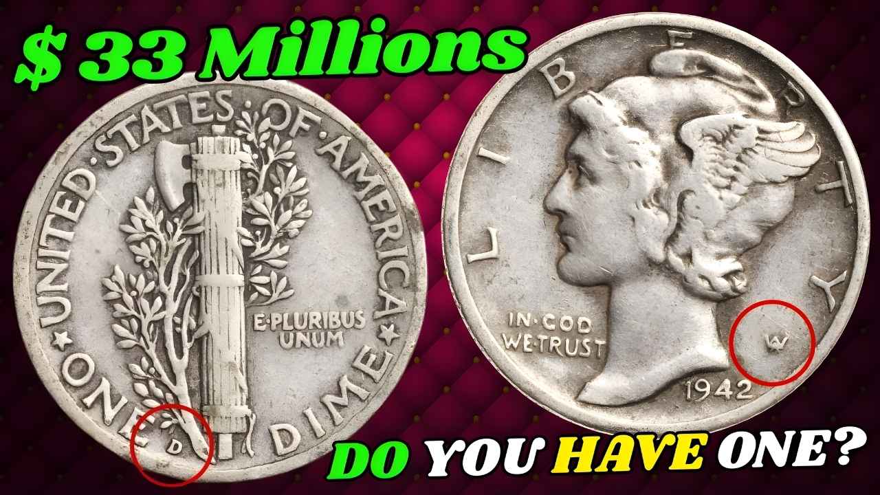 Top Rare Mercury Dimes Worth Big Money – One Sold for $1.1 Million!