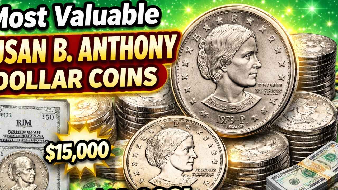 Most Valuable Susan B. Anthony Dollar Coins Worth Over $10,000 – Key Dates, Rare Errors & Market Values (1979–1981)