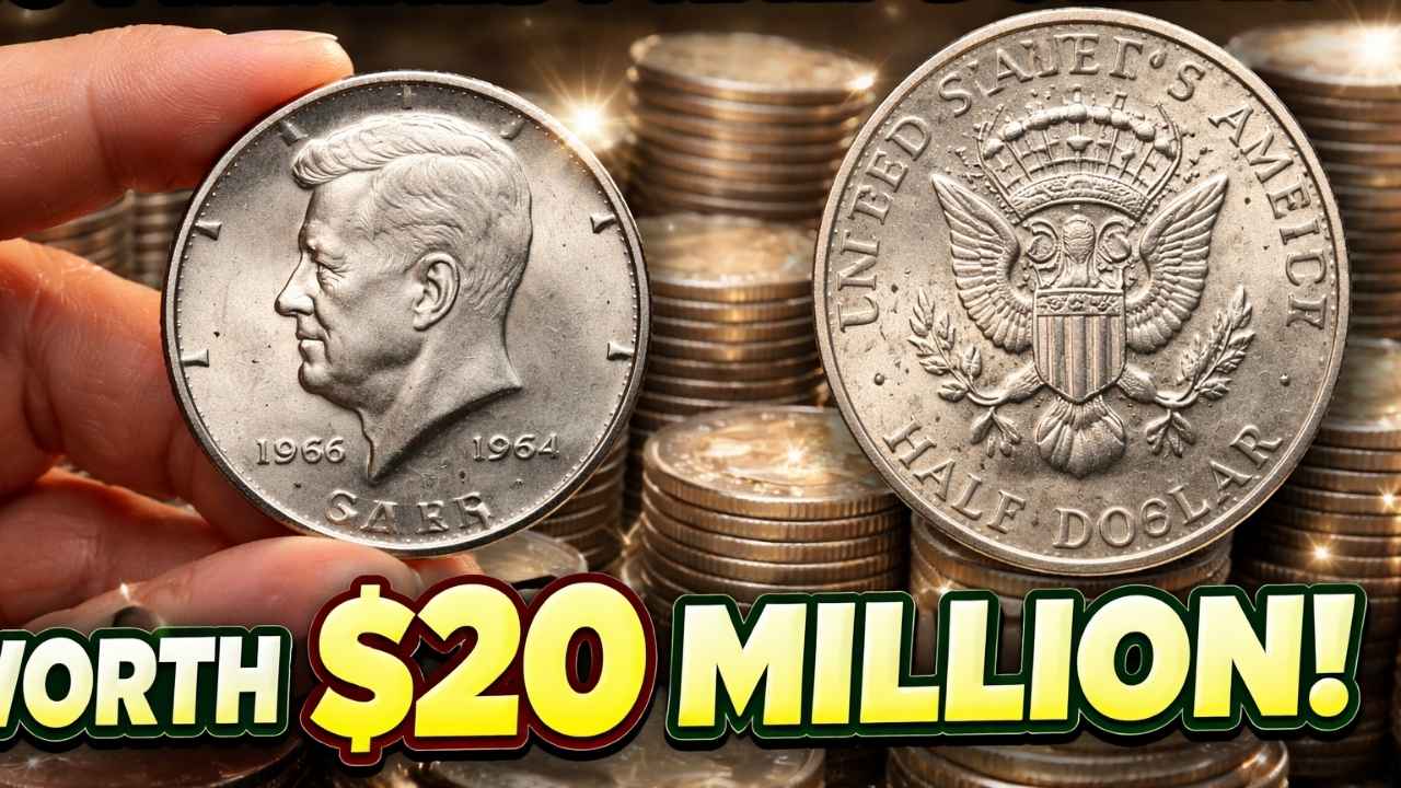 Rare 1964 Kennedy Half Dollar Worth $20 Million – 90% Silver Coin With Record Collector Value