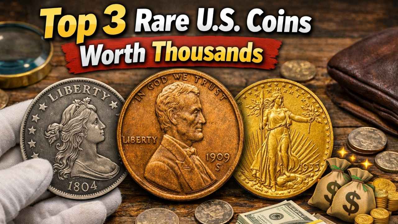 Top 3 Rare U.S. Coins Worth Thousands – Hidden Treasures in Your Pocket Change