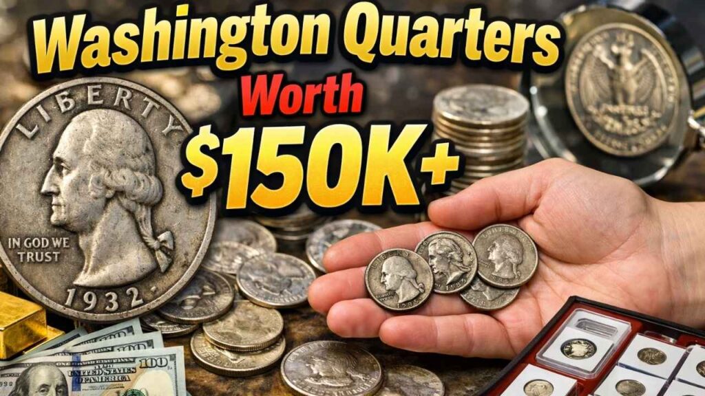 Washington Quarters Worth $150K+: Rare Coins That Look Ordinary