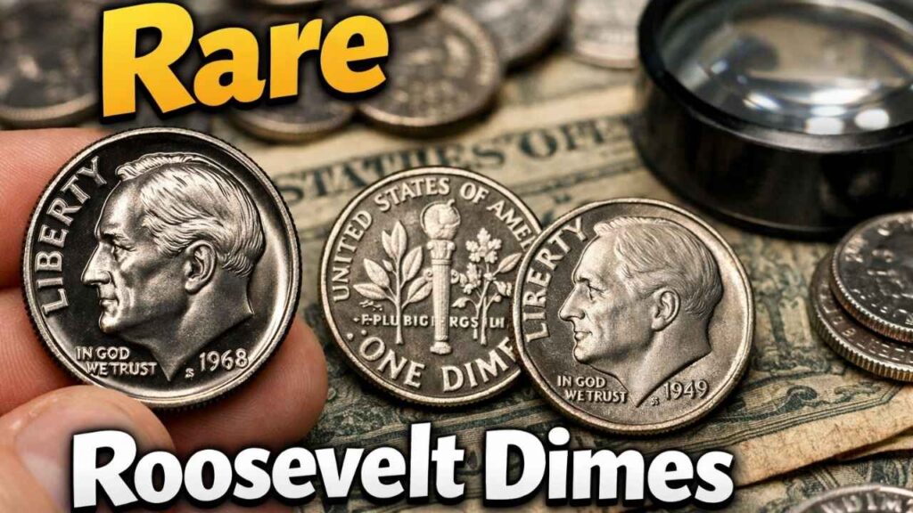 10 Rare Roosevelt Dimes (1973–2021) with Complete Value Chart