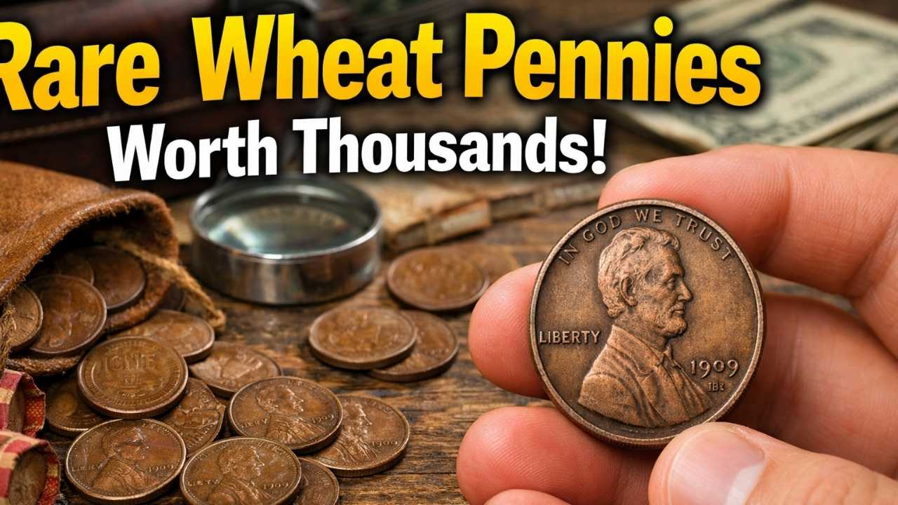 Hidden Wealth in Your Change: Rare Wheat Pennies Worth Thousands