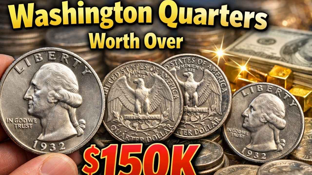 Rare Washington Quarters Worth Over $150K: Ordinary Coins with Extraordinary Value