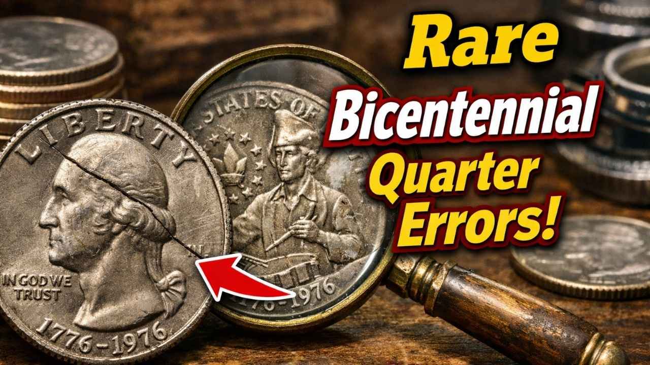 Rare Bicentennial Quarter Errors: 1776–1976 Coins Worth Thousands